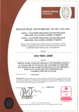 baylan ölçü aletleri san. ve tic. ltd. şti.