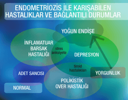 V ENDoMETRiozistE KARışABiLEN ﬁAsTALıKLAH vE BAGLANTILI