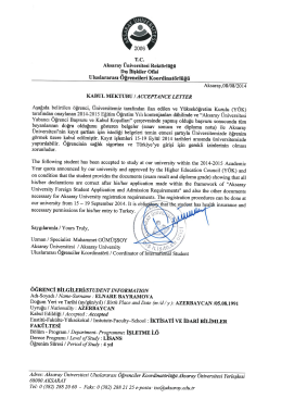 ELNARE BAYRAMOVA - Aksaray Üniversitesi