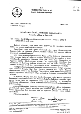 S&uuml;resi Ge&ccedil;tikten Sonra Gelen Cevap