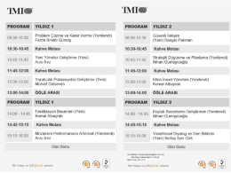 PROGRÅM YILDIZ 1 . _ _ Prdtilem Çdzme ire Karar `irerme