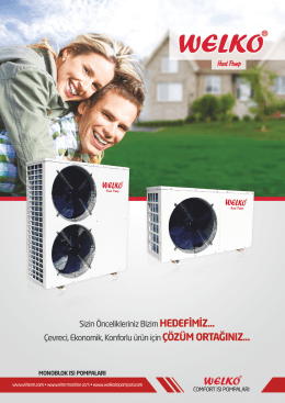 Welko Isı Pompası Katalog