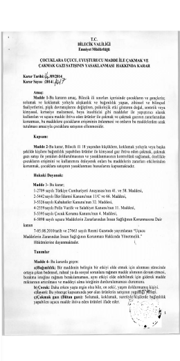 T.C. _ _ BILECIK vALILiĞı