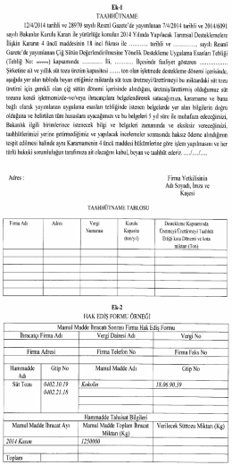 Ekler için tıklayınız
