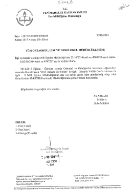 YARIŞMA ŞARTNAMESİ (Ayrıntılı bilgi için tıklayınız.)