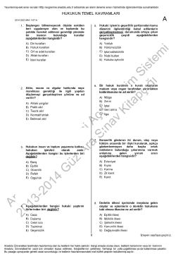 hukukun temel kavramları - Uzman Kariyer Yayınları