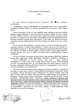 1- Finansbank İzahname Özet Ağustos 2014