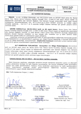 \ - BURSA _. .. . BURSA _ - Bursa Büyükşehir Belediyesi