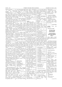 Ticaret Sicil Gazetesi 28.03.2014 Devamı