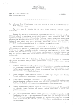 T.C.. _ v _ _ MUŞ VALILIGI Il Emniyet Müdürlüğü Sayı :61670204