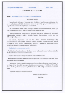 2 Mayıs 2014 PERŞEMBE Resm&icirc; Gazete Sayı : 29007