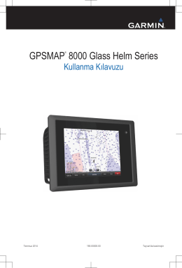 GPSMAP 8015 Kullanım Kılavuzu