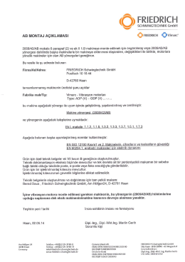 AB MONTAJ A&Ccedil;IKLAMASI (QFRıEDRıcH (&Ouml;vımara