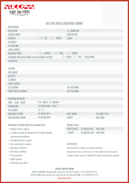 ESE form web - Atayurt Okulları