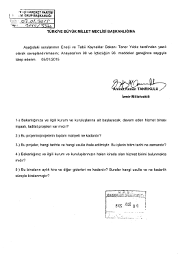 fe tı &ccedil;ı HAREKET PAersl ı ı ı .1.ııı. GRUP BAŞKANLIĞI