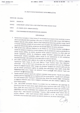 2014-02-05 Mahir Ün Beyanı - KONUTKENT 2 Sitesi, konutkent 2
