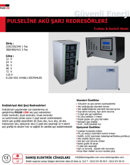 PuLsELİNE AK&Uuml; şARJ REDREs&ouml;RLERİ