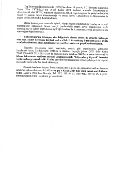 Yazı ve Katılım Formu (3 sayfa)