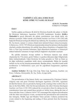 ALKAN, Necmettin-TARİHİN &Ccedil;AĞLARA AYRILMASI KİME