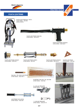 PUNTA çEKTiRME MK. sooo A sToK KODU z 400 aoo