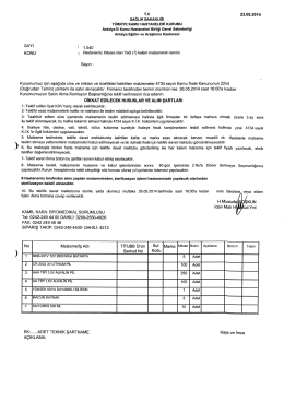 sAĞLıK BAKANLıĞı - Antalya Eğitim ve Araştırma Hastanesi