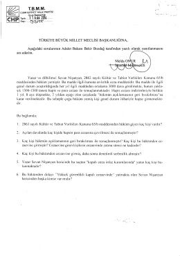 arz ederim. - Türkiye Büyük Millet Meclisi