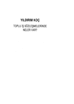 YILDIRIM Koç