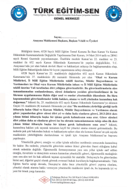 TÜRK EĞİTİM-san - Türk Eğitim-Sen