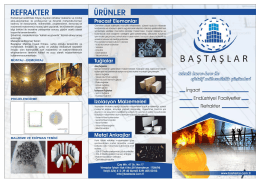 REFRAKTER - Baştaşlar Makina İnşaat