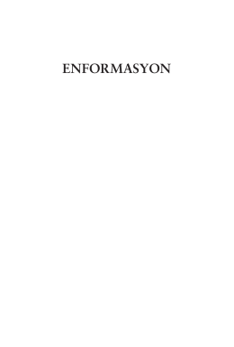 ENFORMASYON - Optimist Kitap