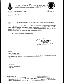 OneTouch 4.6 Scanned Documents - İstanbul Büyükşehir Belediyesi