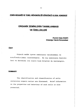 ZM 4-5 - Zemin Mekaniği ve Geoteknik Mühendisliği Derneği