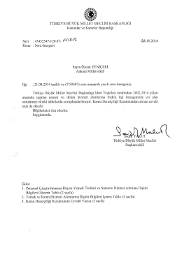 Cevap - T&uuml;rkiye B&uuml;y&uuml;k Millet Meclisi