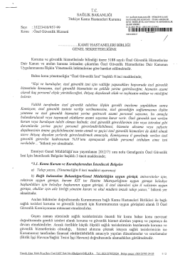 A&ccedil; - T&uuml;rkiye Kamu Hastaneleri Kurumu