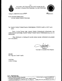 OneTouch 4.6 Scanned Documents - İstanbul Büyükşehir Belediyesi