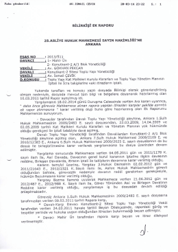 2014-04-07 Bilirkişi Ek Raporu - KONUTKENT 2 Sitesi, konutkent 2