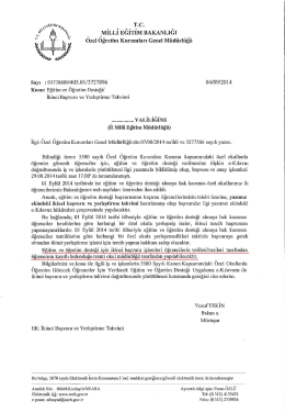 T.c. MİLLİ EĞİTİM BAKANLIĞI