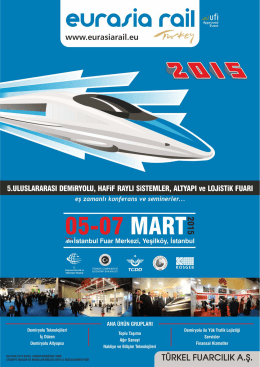 Fuar Broş&uuml;r&uuml; - Eurasiarail