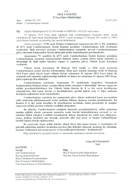 Cumhurbaşkanı Se&ccedil;imi