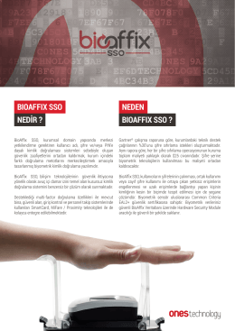 BioAffix SSO Broşür