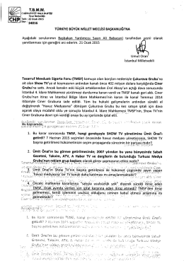 Page 1 f Tañlif: 22 Ocak 2015 ,s 58W e. TÜRKiYE BÜYÜK MiLLET