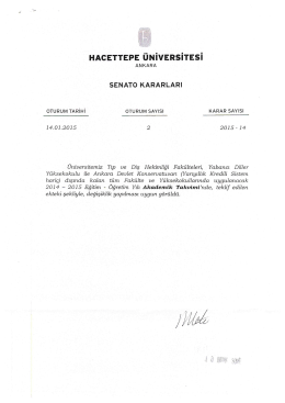 HACETTEPE &uuml;NivERsiTı-:si