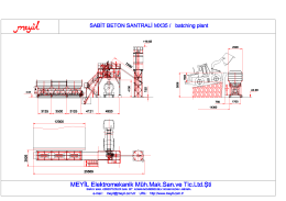SABİT BETON SANTRALİ MX35/ batching plant