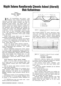 KÜÇÜK SULAMA KANALLARINDA ÇİMENTO ASBEST(ATERMİT)