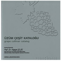 ÜZÜM çeŞiT KATALOĞU - Prof.Dr.Hasan Çelik