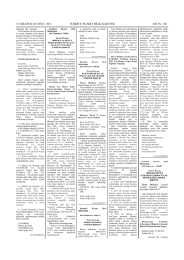 Ticaret Sicil Gazetesi