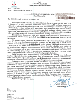 A&ccedil; - T&uuml;rkiye Kamu Hastaneleri Kurumu