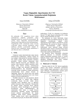 asyu-ınısta 2004 bildiri taslağı - Akademik ve Blog Sistemi Mehmet