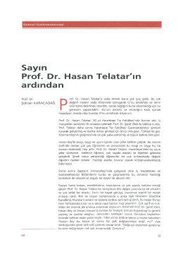Makale PDF - G&uuml;ncel Gastroenteroloji