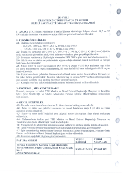2014 YTLT ELEKTRİK MoToRU sTAToR vE RoToR _